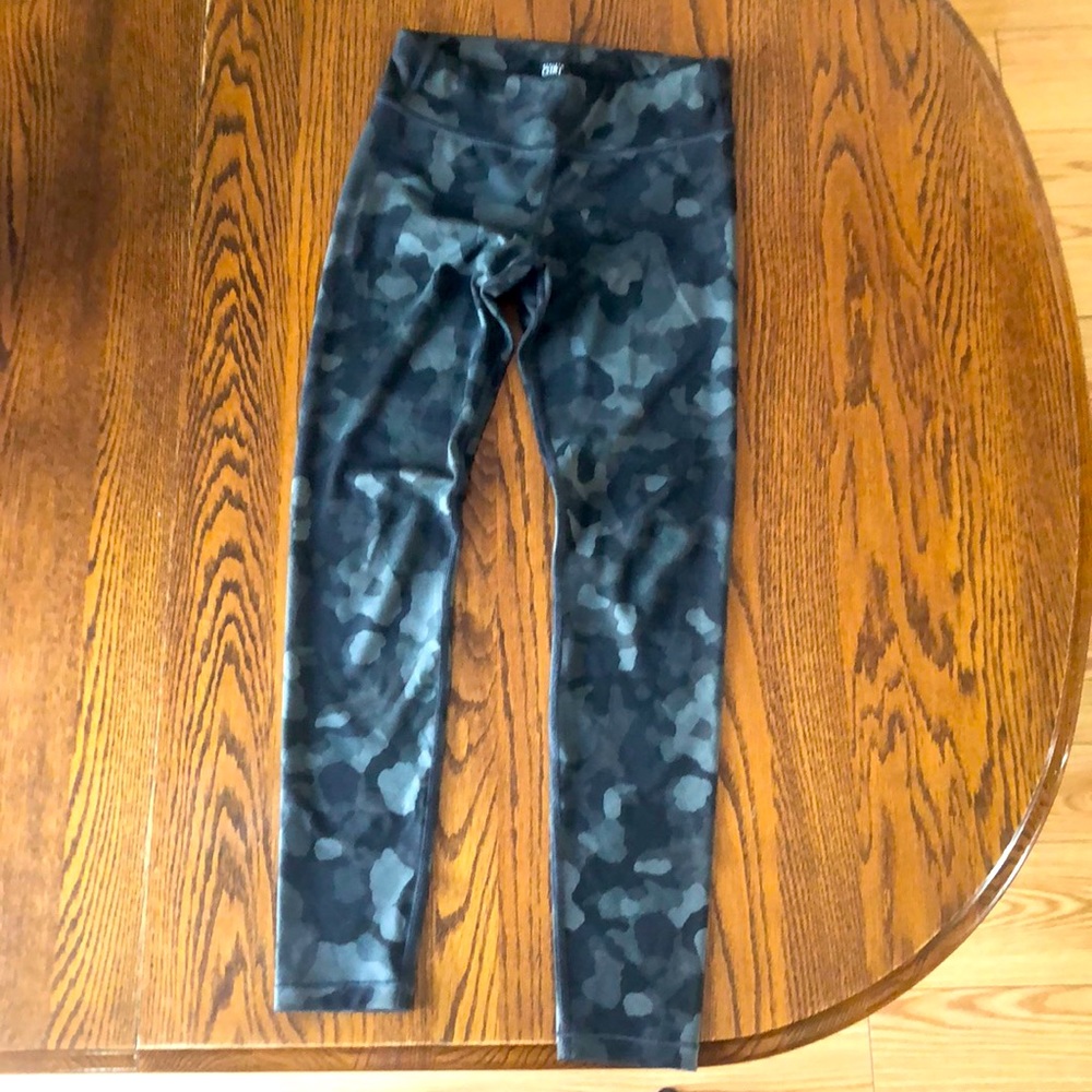 Camouflage leggings.